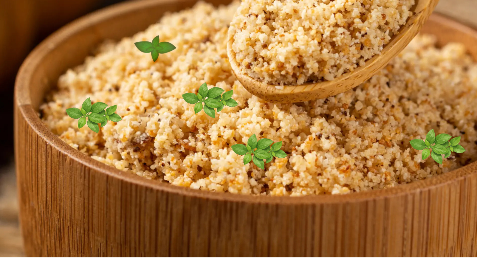 Delicious crunchy farofa