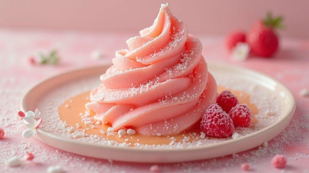 Creamy Strawberry Ice Cream Dessert