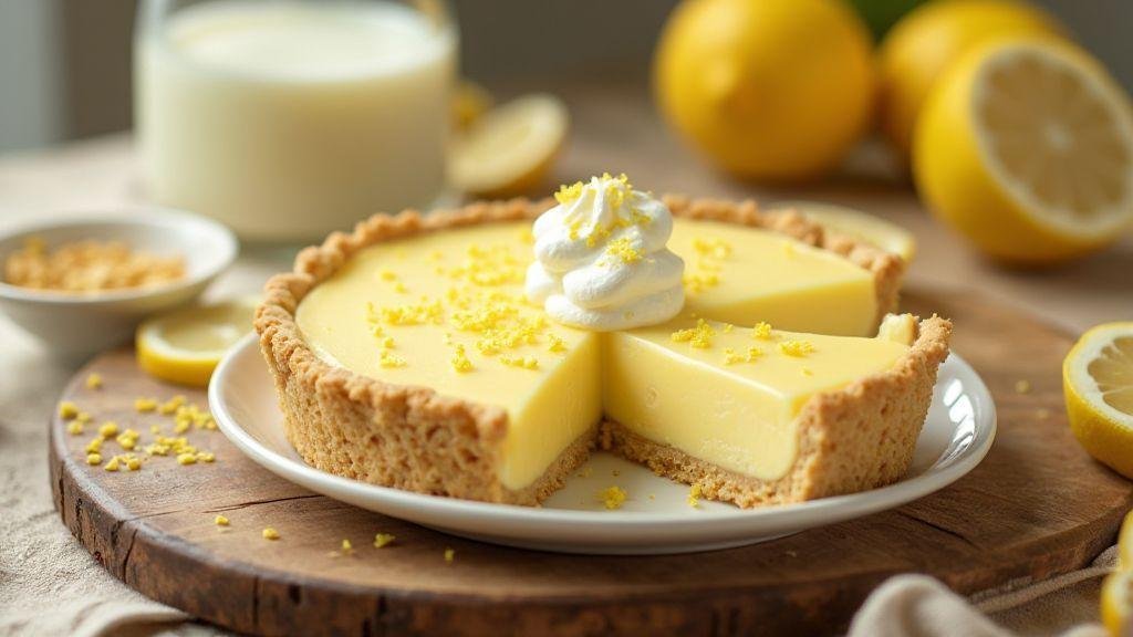 Quick Lemon Pie: Crispy and Refreshing