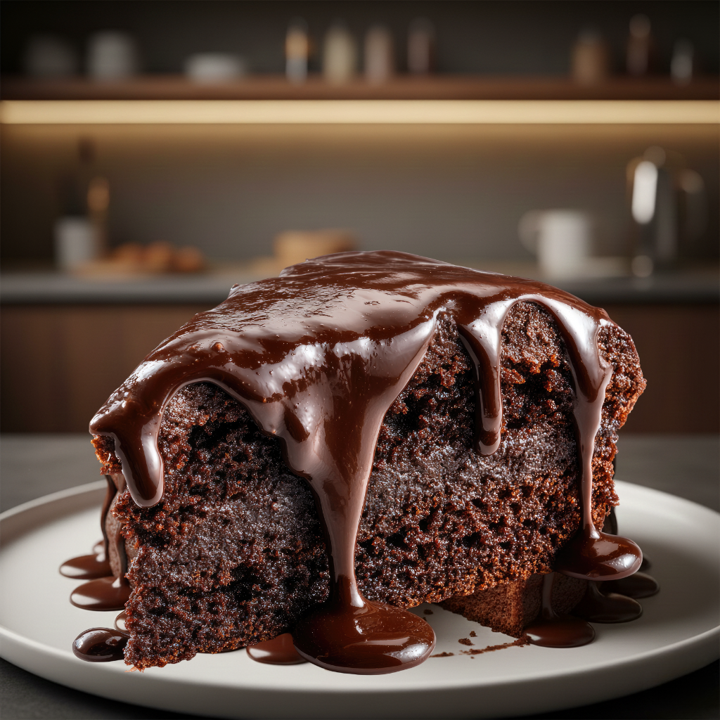 Incredibly fluffy and moist chocolate cake