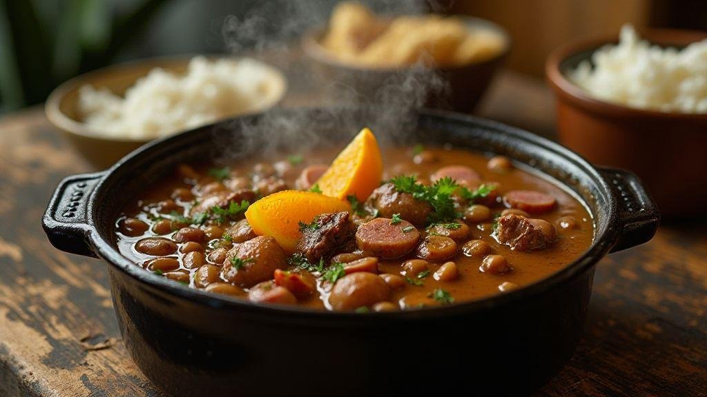 Creamy light feijoada